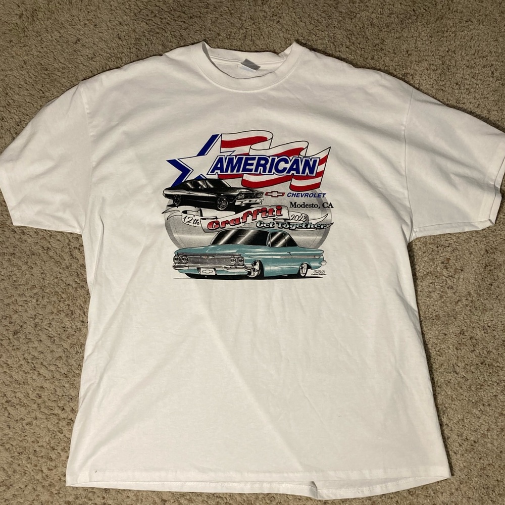 2023 Graffiti Get Together Modesto Graphic T Shirt- size 2XL